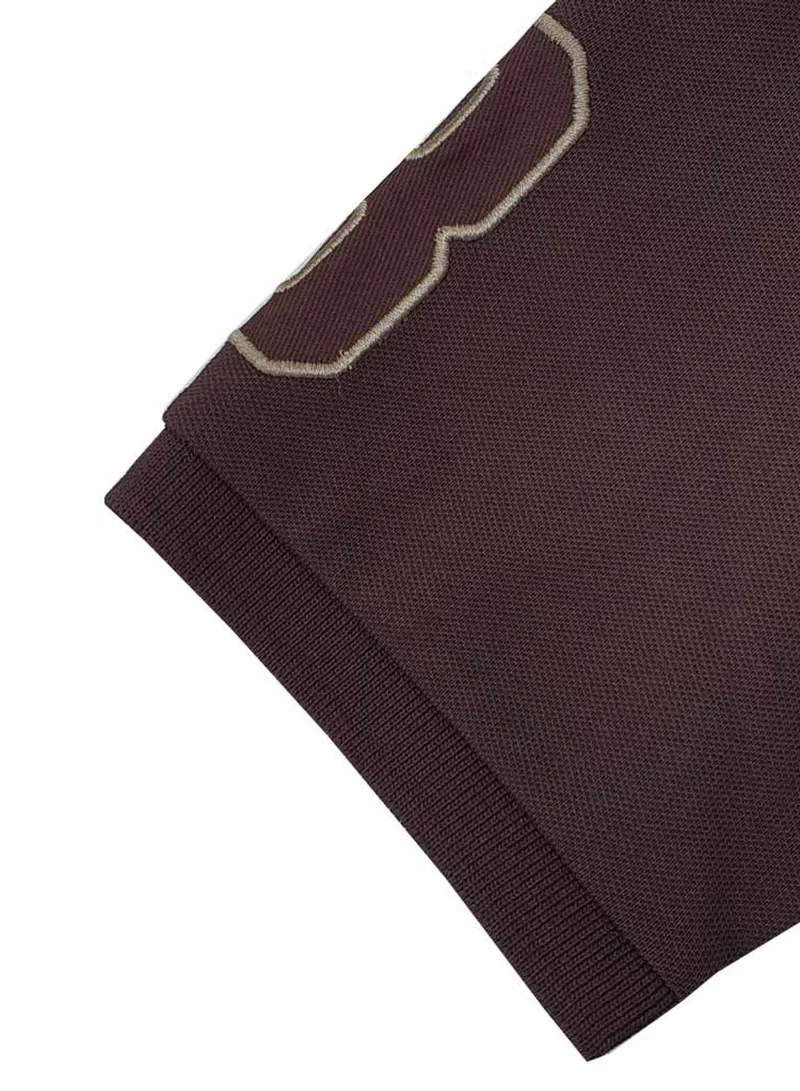 GIORDANO  Kids’ Slim Fit Lion Embroidered Cotton Polo  | Best Price UAE